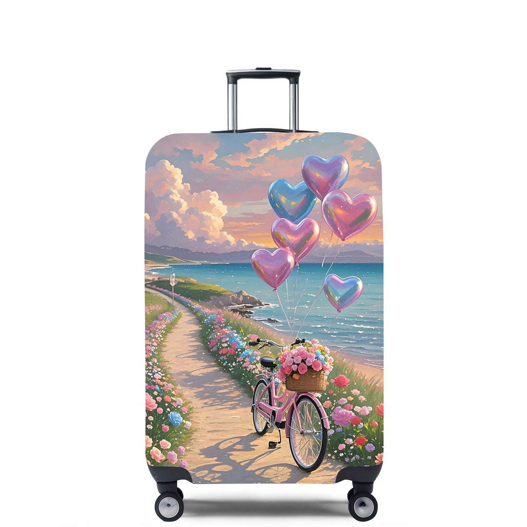 Women's Hard Shell Suitcase with Playful Balloon Design Kalsten
