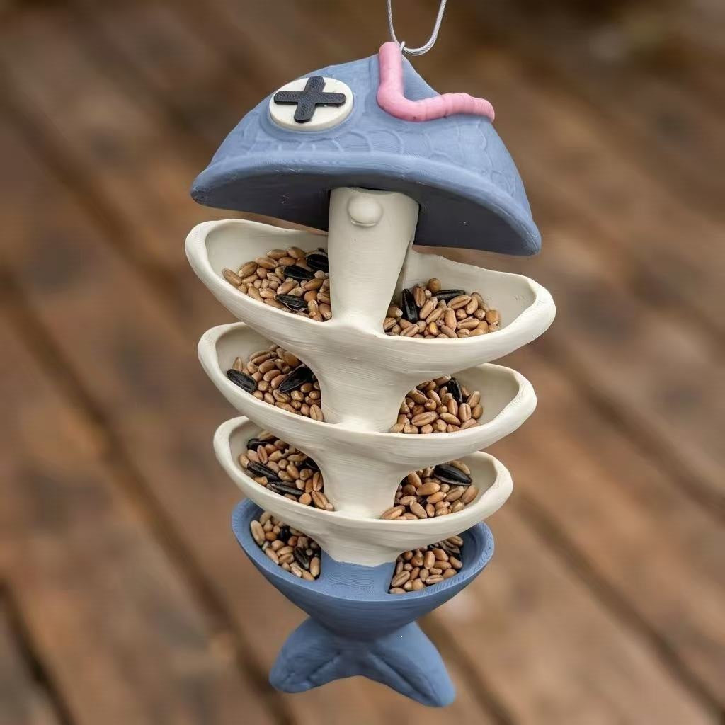 Creative Fish-Shaped Bird Feeder Kalsten