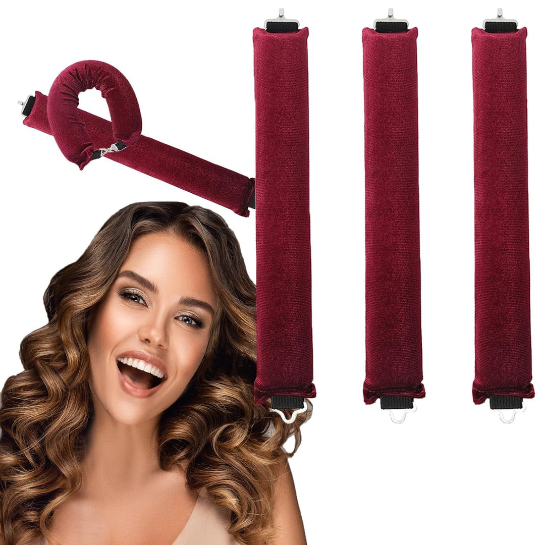 Heat-Resistant Hair Curling Rollers Set
