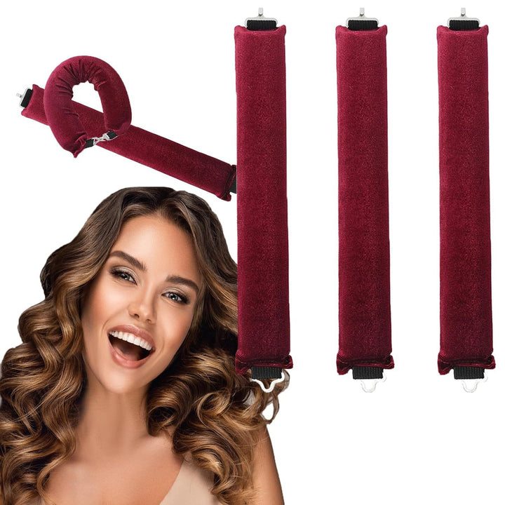 Heat-Resistant Hair Curling Rollers Set