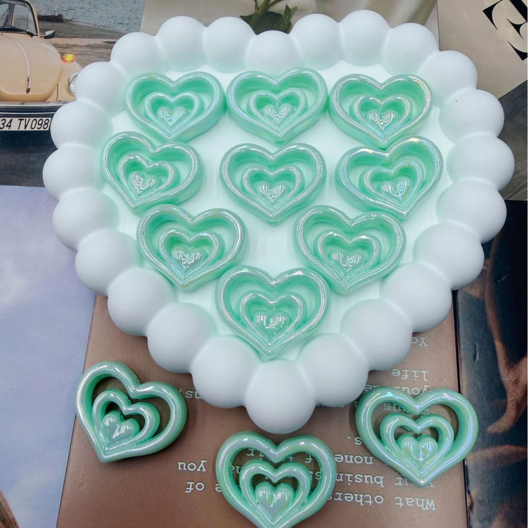 Decorative Heart-Shaped Resin Candle Holder kalsten