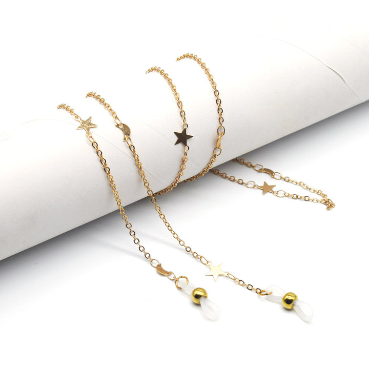 Stylish Star-Detail Eyewear Chain Kalsten