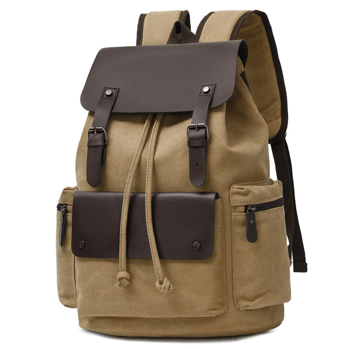 Canvas Drawstring Closure Backpack