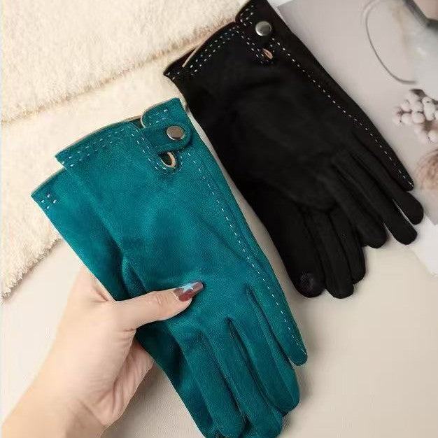 Touchscreen Compatible Soft Leather Gloves Kalsten