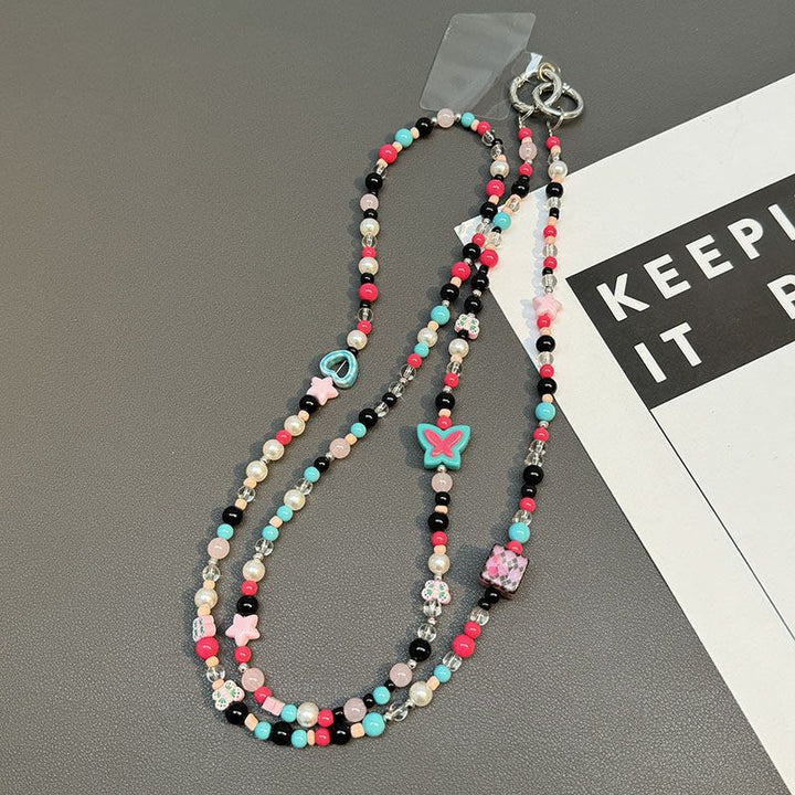 Artisan Beaded Charm Necklace Kalsten