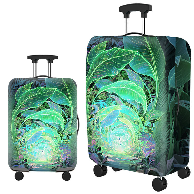 Artistic Cat-Themed Hard Shell Suitcase Kalsten