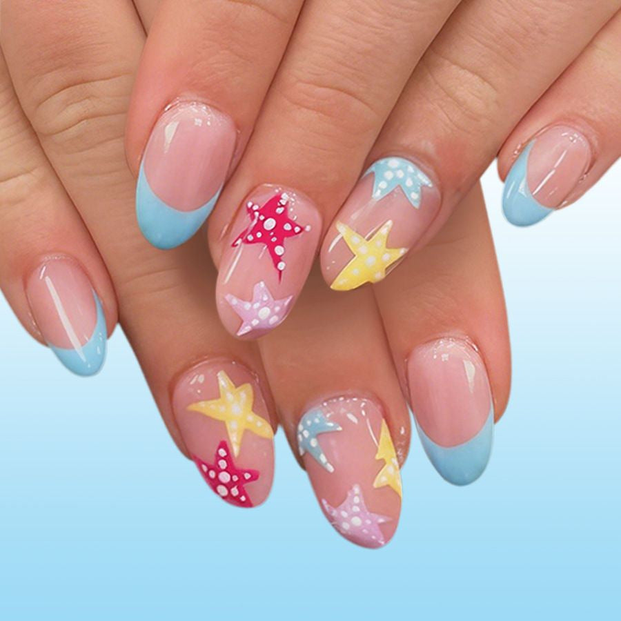 Artistic Starfish Nail Art Kalsten