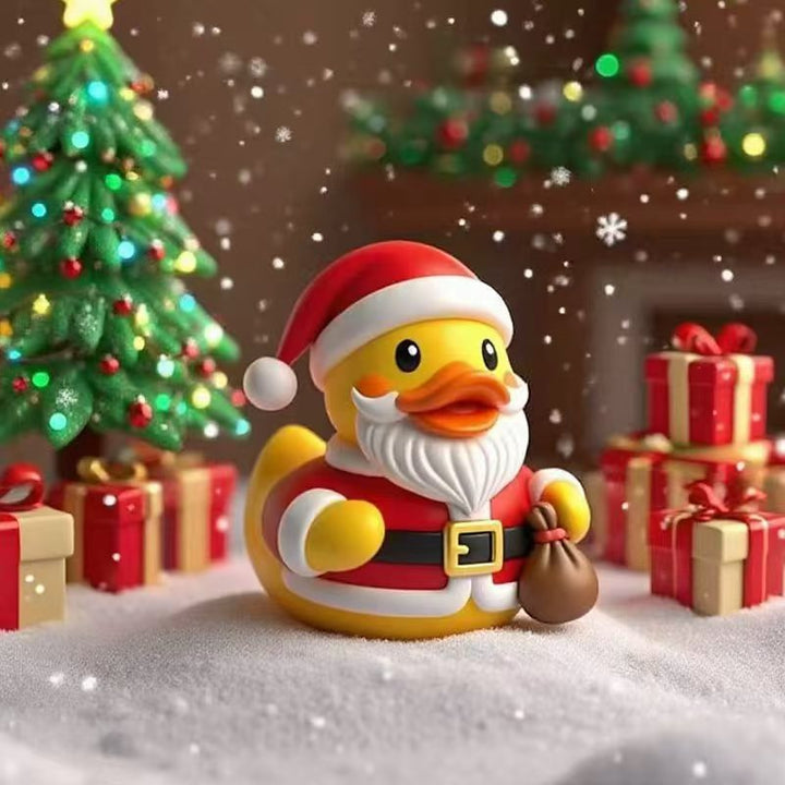 Funny rubber duck in craftsman's outfit Kalsten