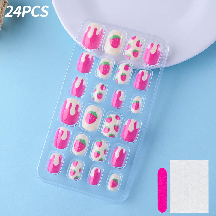 Themed Summer Beach Nail Art Press-On Nails Kalsten