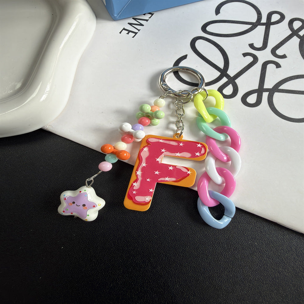 Whimsical Themed Charm Keychain Kalsten
