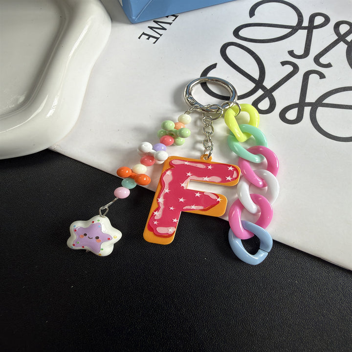Whimsical Themed Charm Keychain Kalsten