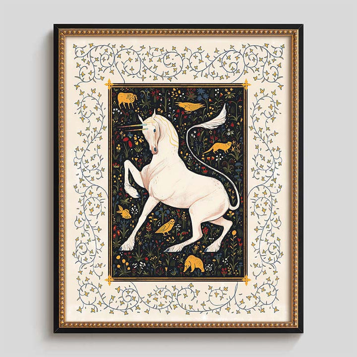 Artistic Unicorn Decorated Wall Art