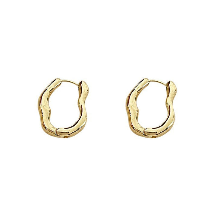 Wavy hoop earrings Kalsten