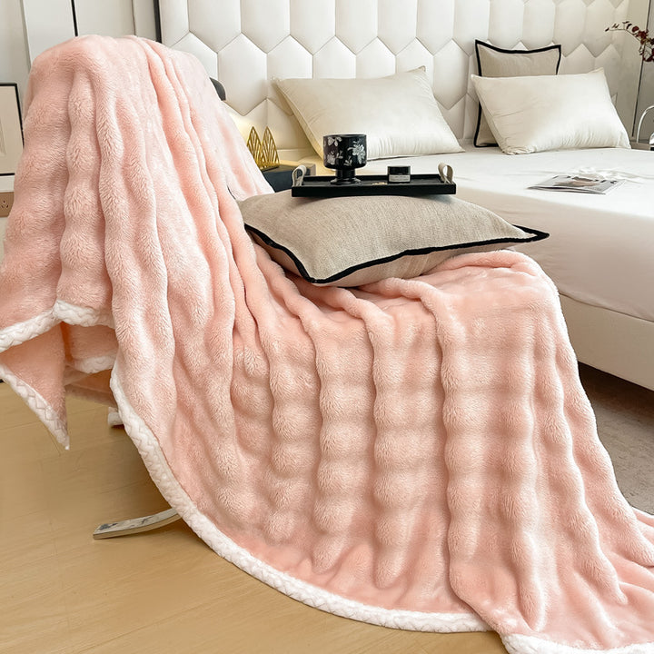 Plush Faux Fur Throw Blanket Kalsten
