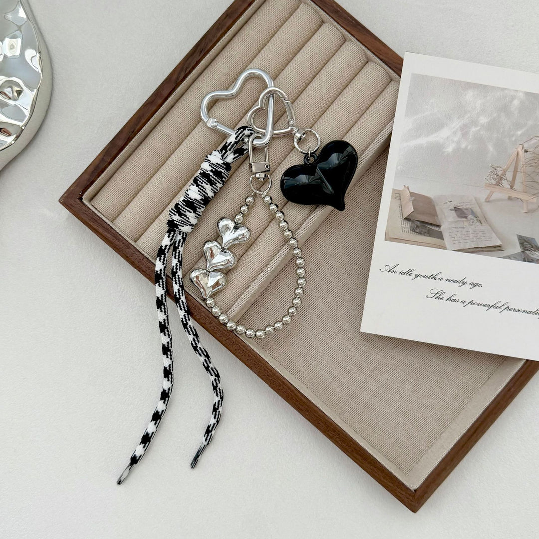 Elegant Heart Charm Keychain Kalsten