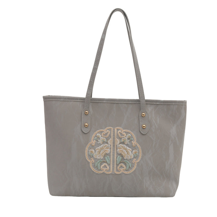 Elegant Embroidered Tote Bag