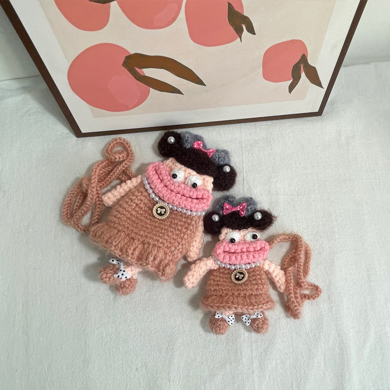 Cute Crochet Character Hand Puppet