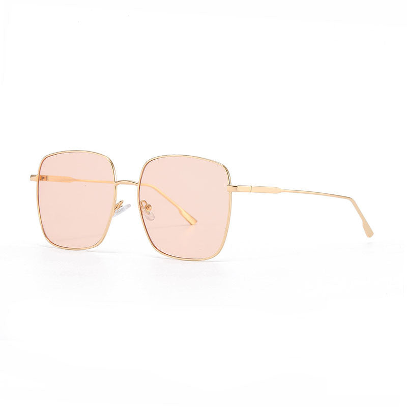 Women's sunglasses with modern square stainless steel frame and polarized lenses Kalsten
