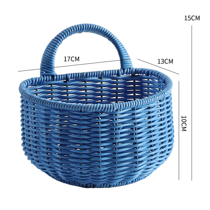 Chic Woven Storage Basket with Ergonomic Handle Kalsten