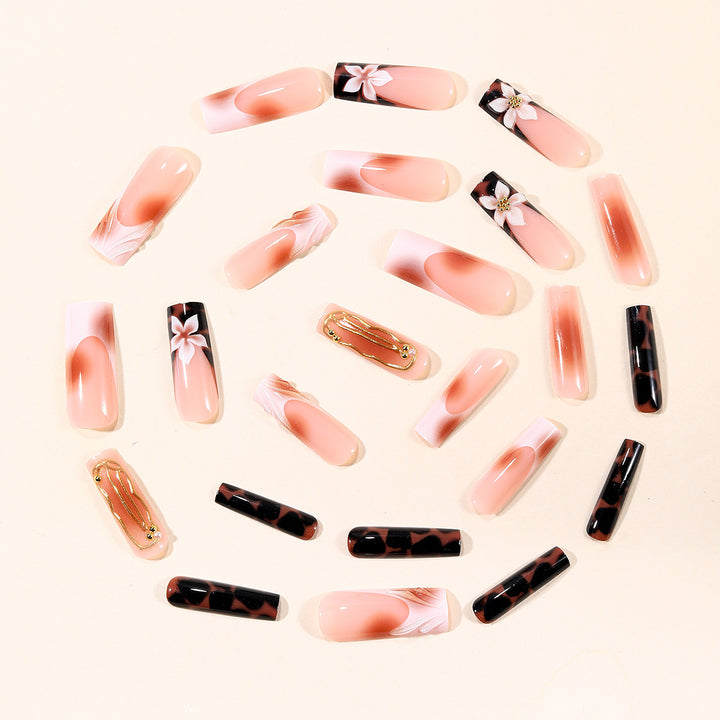 Floral Accent Acrylic Nail Art Extensions Kalsten 1789713316