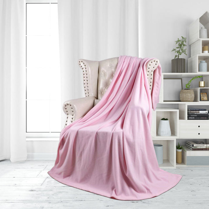 Ladies luxurious and cuddly living room blanket Kalsten