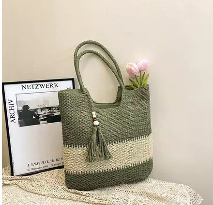 Trendy Braided Tote Bag Kalsten
