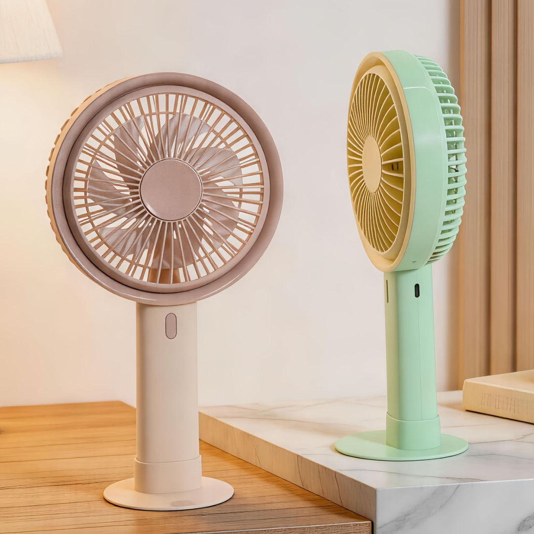 Women Portable Stepless Adjustable Table Fan Kalsten