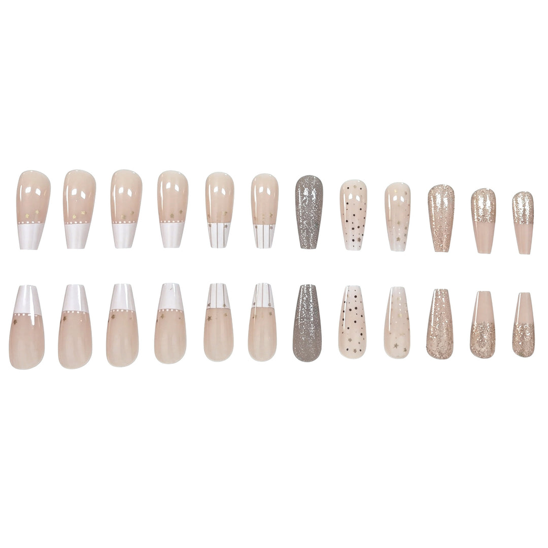 Elegant Starry Nail Art Kalsten