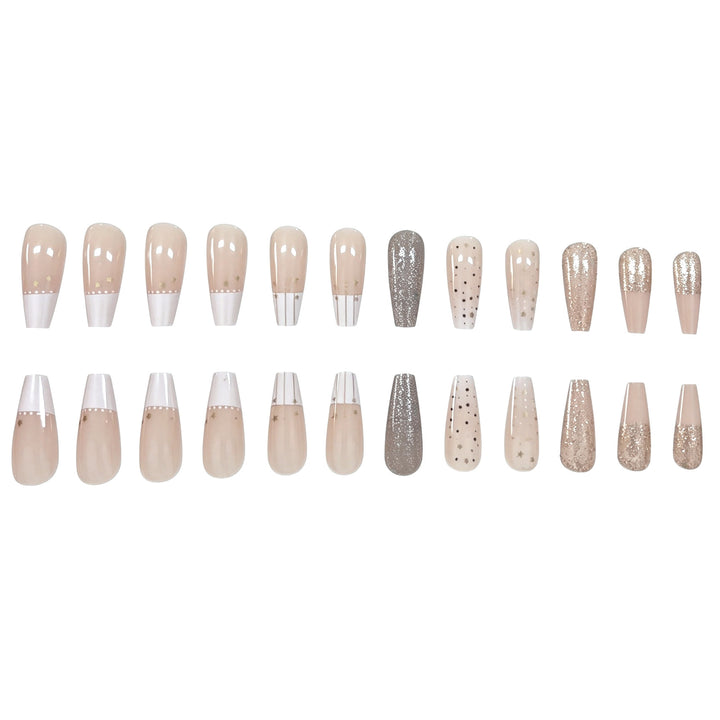 Elegant Starry Nail Art Kalsten