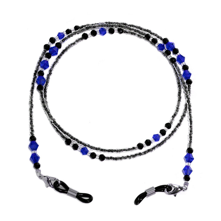 Elegant Purple Beaded Eyewear Chain kalsten