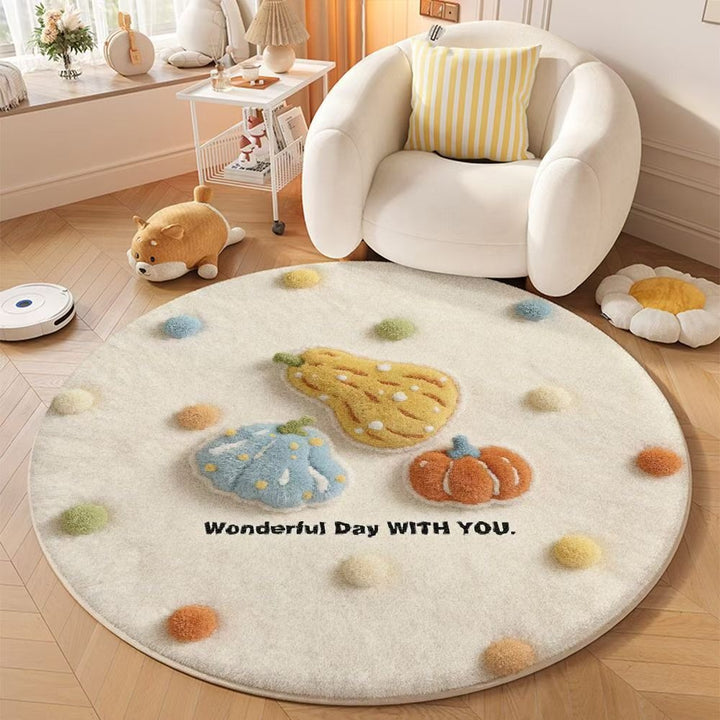 Round Decorative Area Rug