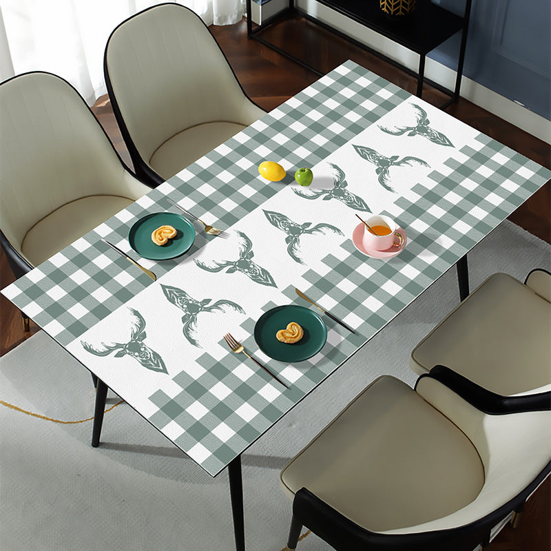 Elegant Marble Design Table Runner for Dining