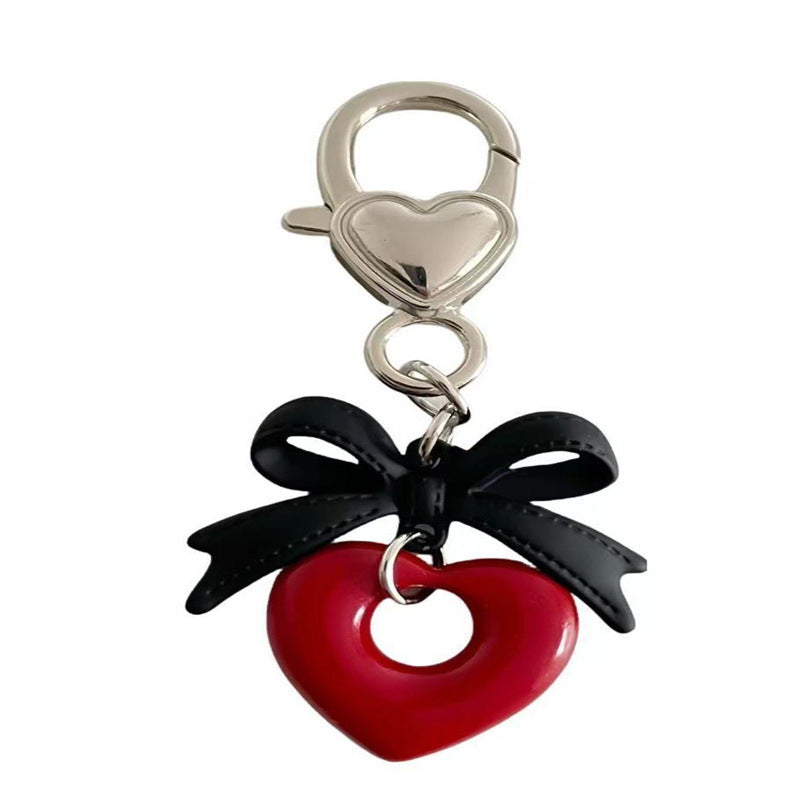 Heart-Shaped Charm Keychain Kalsten