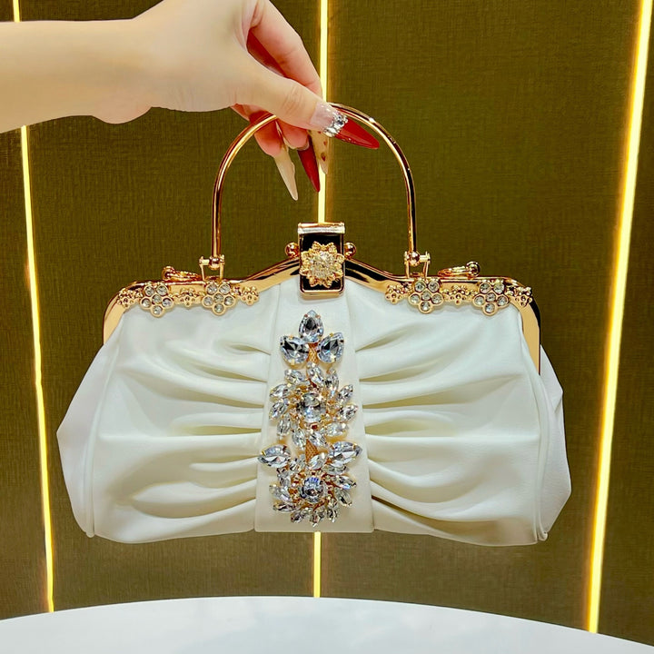 Ornamented Vintage-Inspired Evening Bag