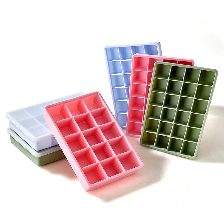 Silicone ice cube tray with practical storage box Kalsten