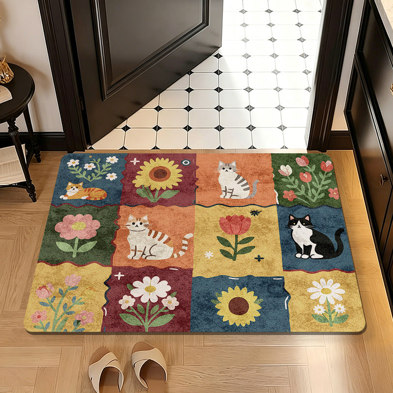 Decorative Pet-Themed Area Mat