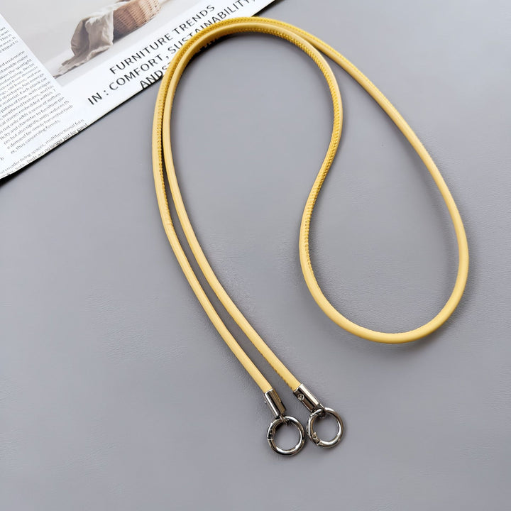 Premium Double-Ring Leather Lanyard Kalsten