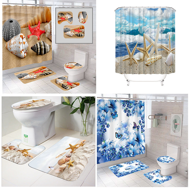Dolphin-Themed Bathroom Decor Set Kalsten