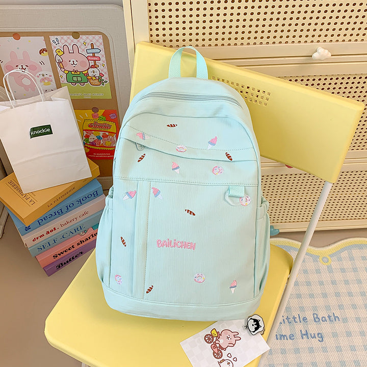 Cute Embroidered Backpack Kalsten