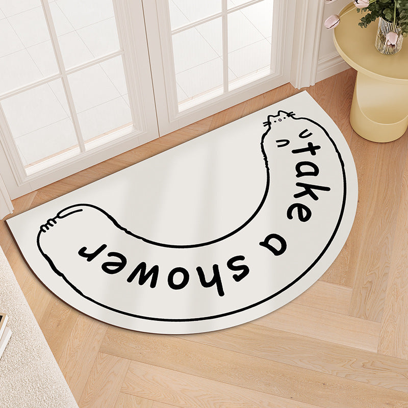 Round Bath Mat Kalsten