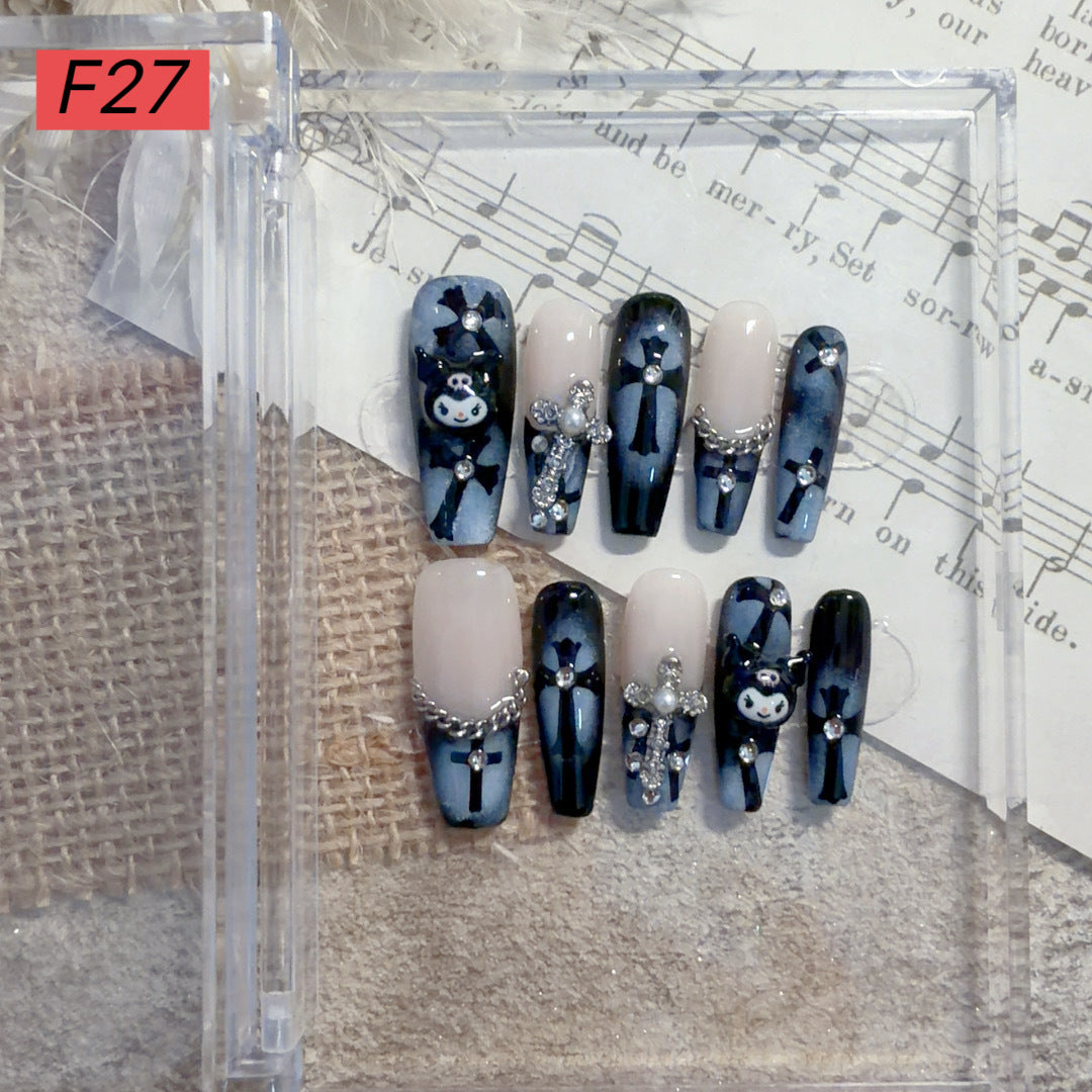 Decorative Press-On Nail Art Set 1790731572