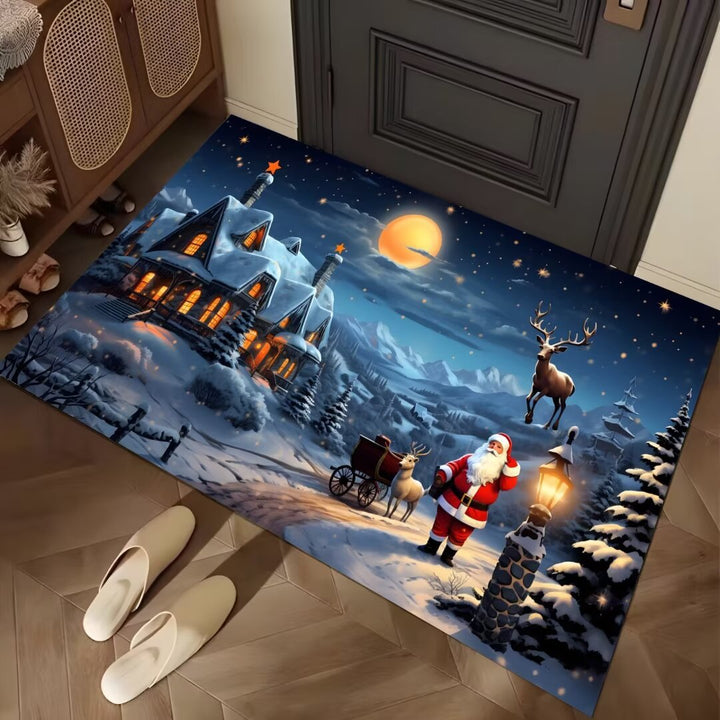 Festive Winter-Themed Entrance Mat Kalsten