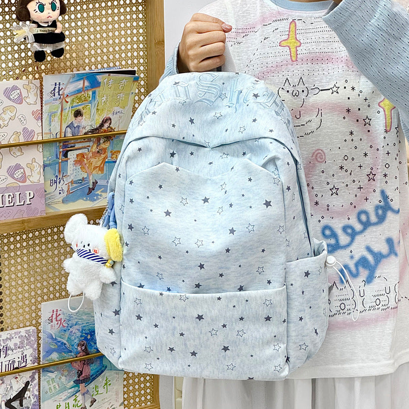 Stylish Star-Embellished Backpack Kalsten 1791205779