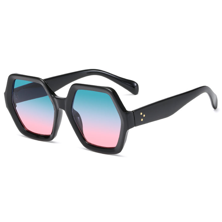 Women's geometric reading glasses in striking honeycomb frame design Kalsten