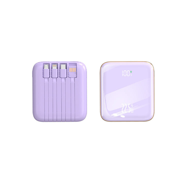 Portable power bank with integrated multifunction cable Kalsten