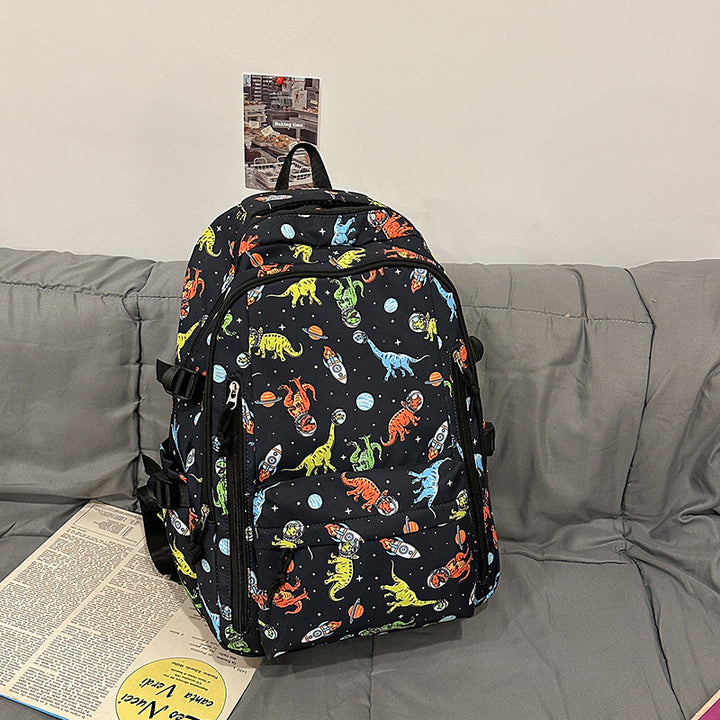 Dinosaur-Themed School Backpack
