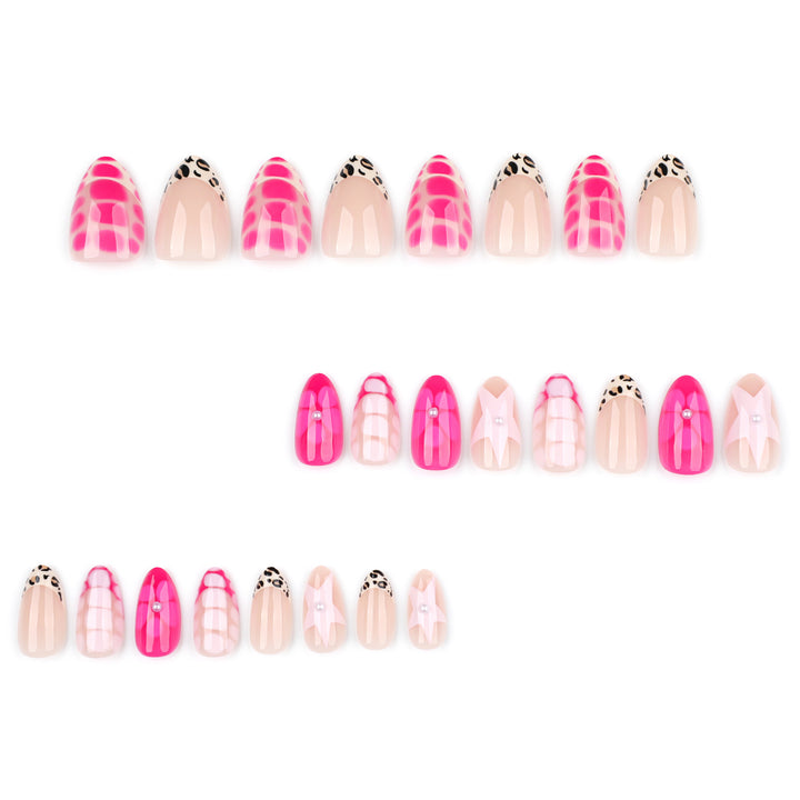 Artful nail art with colorful design and glitter accents Kalsten
