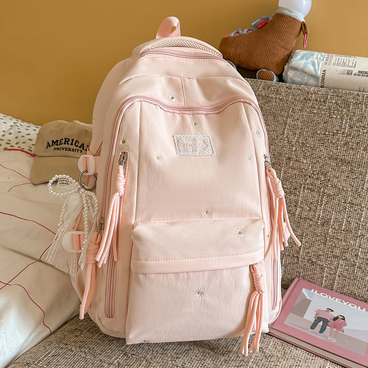 Decorative Floral Embellished Backpack Kalsten