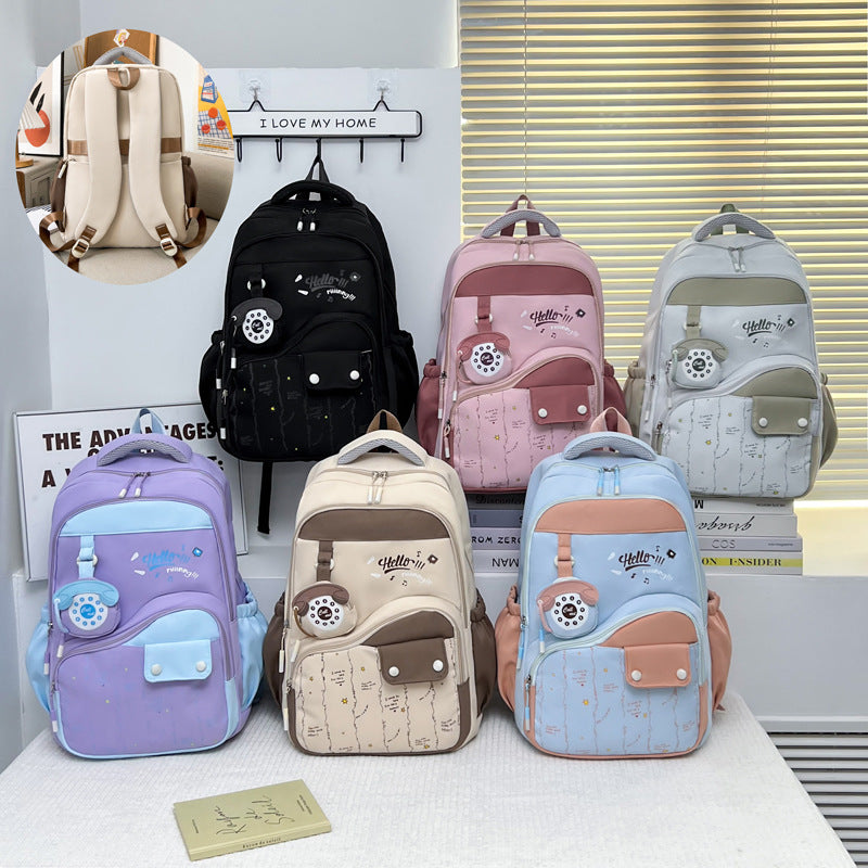 Whimsical Printed Backpack Kalsten