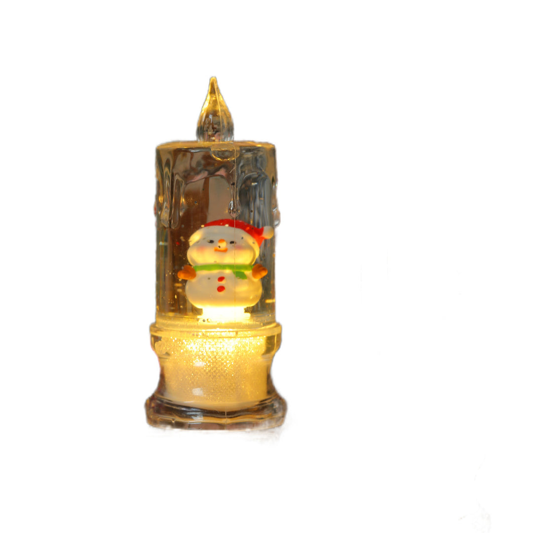 LED Illuminated Christmas Candle Figurine Kalsten